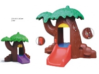 Classic Tree Play House Slide